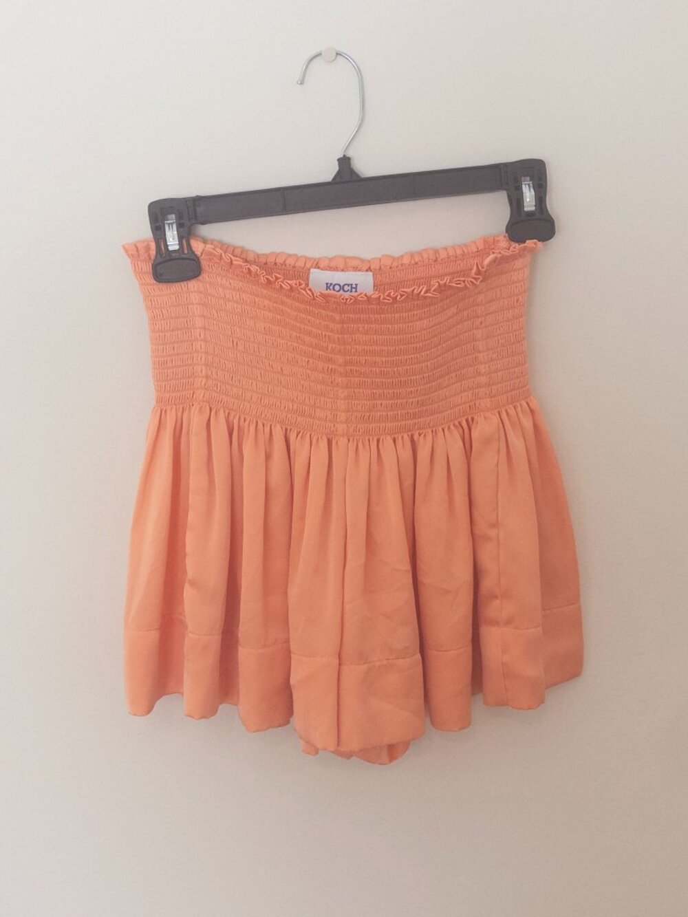 Orange Polysatin Koch Erica Skirt!